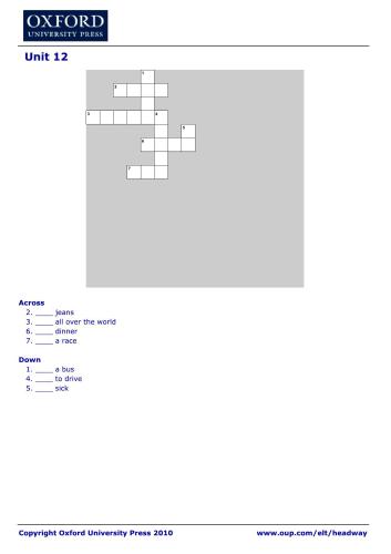 خرید و دانلود نسخه کامل کتاب New Headway Elementary Crossword. Unit 12_68c1d63749bd2.jpeg خرید و دانلود نسخه کامل کتاب New Headway Elementary Crossword. Unit 12