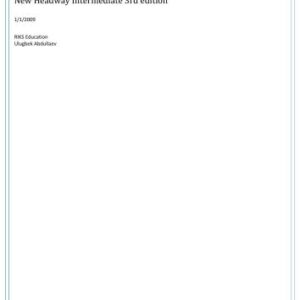 خرید و دانلود نسخه کامل کتاب New Headway Intermediate. Vocabulary Quizzes