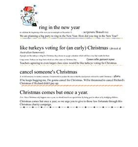 خرید و دانلود نسخه کامل کتاب New Year and Christmas Idioms