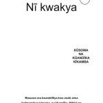 خرید و دانلود نسخه کامل کتاب Nĩ kwakya 1. Kũsoma na kũandĩka Kĩkamba