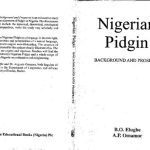 خرید و دانلود نسخه کامل کتاب Nigerian Pidgin: background and prospects