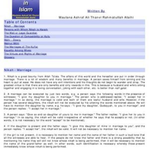 خرید و دانلود نسخه کامل کتاب Nikah (Marriage) in Islam