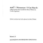 خرید و دانلود نسخه کامل کتاب Ninoontaan : Ojibwe stories from Lansdowne House – I can hear it ( Ojibwe – English bilingual )