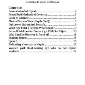خرید و دانلود نسخه کامل کتاب Niqaab According to Qur’an and Sunnah