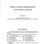خرید و دانلود نسخه کامل کتاب Norme, langue et normalisation au Cap-Vert et ailleurs