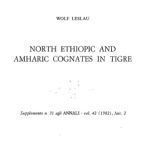 خرید و دانلود نسخه کامل کتاب North Ethiopic and Amharic cognates in Tigre
