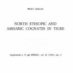 خرید و دانلود نسخه کامل کتاب North Ethiopic and Amharic cognates in Tigre