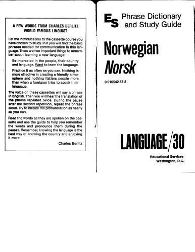 خرید و دانلود نسخه کامل کتاب Norwegian / Norsk : Phrase dictionary and study guide_68bdf4793dd18.jpeg خرید و دانلود نسخه کامل کتاب Norwegian / Norsk : Phrase dictionary and study guide