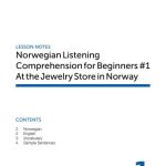 خرید و دانلود نسخه کامل کتاب NorwegianClass101: Norwegian Listening Comprehension for Beginners