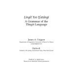 خرید و دانلود نسخه کامل کتاب Notes on Tlingit grammar