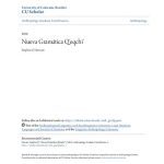 خرید و دانلود نسخه کامل کتاب Nueva Gramática Qʼeqchiʼ