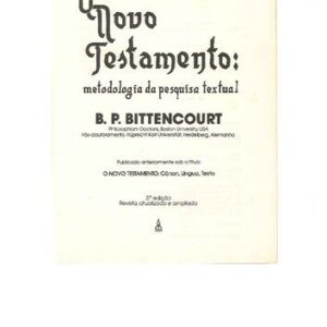 خرید و دانلود نسخه کامل کتاب O Novo Testamento: Metodologia de crítica textual