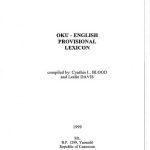 خرید و دانلود نسخه کامل کتاب Oku-English Provisional Lexicon