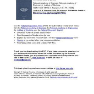 خرید و دانلود نسخه کامل کتاب On Being a Scientist: Responsible Conduct in Research, Second Edition