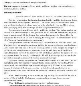 خرید و دانلود نسخه کامل کتاب One day. Book Analysis