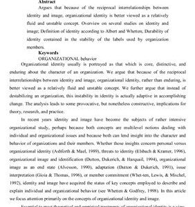 خرید و دانلود نسخه کامل کتاب Organizational identity, image, and adaptive instability