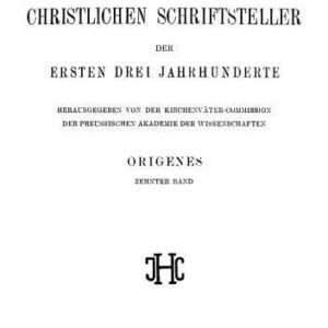 خرید و دانلود نسخه کامل کتاب Origenes Matthäuserklärung, Band I: Die griechisch erhaltenen Tomoi