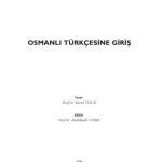 خرید و دانلود نسخه کامل کتاب Osmanlı Türkçesine giriş