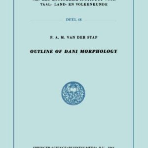 خرید و دانلود نسخه کامل کتاب Outline of Dani Morphology
