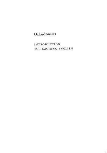 خرید و دانلود نسخه کامل کتاب Oxford Basics: Introduction to Teaching English_68c1e2ac2e8e2.jpeg خرید و دانلود نسخه کامل کتاب Oxford Basics: Introduction to Teaching English