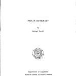 خرید و دانلود نسخه کامل کتاب Paiwan Dictionary