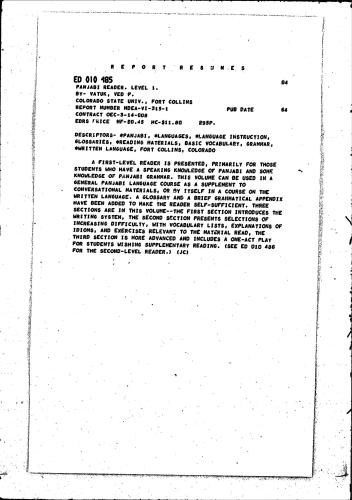 خرید و دانلود نسخه کامل کتاب Panjabi Reader. Level 1_68bab7905b604.jpeg خرید و دانلود نسخه کامل کتاب Panjabi Reader. Level 1