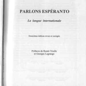 خرید و دانلود نسخه کامل کتاب Parlons espéranto : La langue internationale