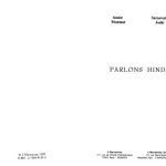 خرید و دانلود نسخه کامل کتاب Parlons hindi