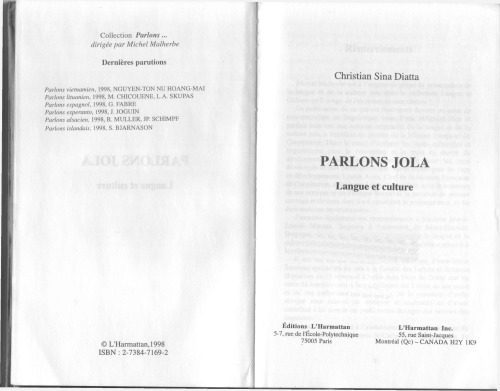 خرید و دانلود نسخه کامل کتاب Parlons jola : Langue et culture_68b98dfe4355f.jpeg خرید و دانلود نسخه کامل کتاب Parlons jola : Langue et culture
