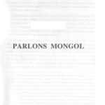 خرید و دانلود نسخه کامل کتاب Parlons mongol