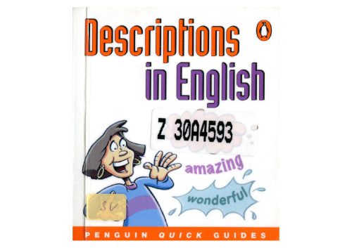 خرید و دانلود نسخه کامل کتاب Penguin Quick Guides: Descriptions in English (Penguin English)_68c27c26ea105.jpeg خرید و دانلود نسخه کامل کتاب Penguin Quick Guides: Descriptions in English (Penguin English)