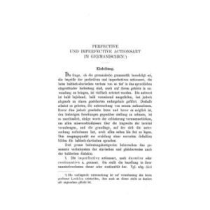 خرید و دانلود نسخه کامل کتاب Perfektive und imperfektive Aktionsart im Germanischen