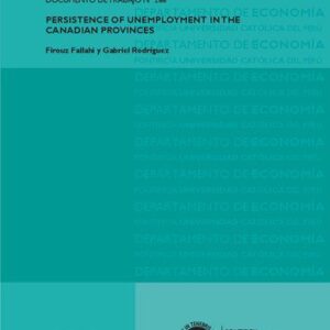 خرید و دانلود نسخه کامل کتاب PERSISTENCE OF UNEMPLOYMENT IN THE CANADIAN PROVINCES