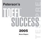 خرید و دانلود نسخه کامل کتاب Peterson’s TOEFL Success 2005 (TOEFL CBT Success)