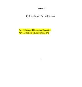 خرید و دانلود نسخه کامل کتاب Philosophy & Political Science