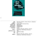 خرید و دانلود نسخه کامل کتاب Philosophy, rhetoric, literary criticism: (inter)views