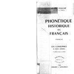 خرید و دانلود نسخه کامل کتاب Phonétique historique du français – Les consonnes et index général