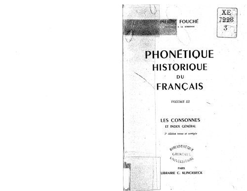 خرید و دانلود نسخه کامل کتاب Phonétique historique du français – Les consonnes et index général_68c4723b8b1ca.jpeg خرید و دانلود نسخه کامل کتاب Phonétique historique du français – Les consonnes et index général