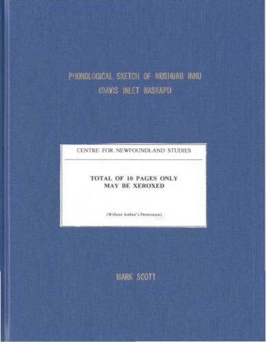 خرید و دانلود نسخه کامل کتاب Phonological sketch of Mushuau Innu (Davis Inlet Naskapi)_68bad4032f52a.jpeg خرید و دانلود نسخه کامل کتاب Phonological sketch of Mushuau Innu (Davis Inlet Naskapi)