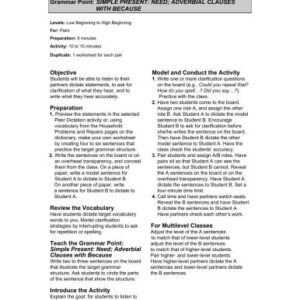خرید و دانلود نسخه کامل کتاب Picture Dictionary 2nd edition Grammar Worksheets