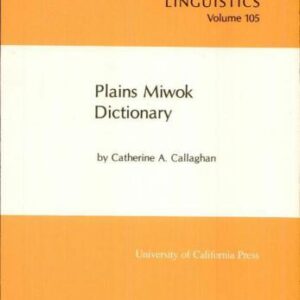خرید و دانلود نسخه کامل کتاب Plains Miwok Dictionary