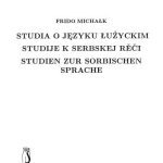 خرید و دانلود نسخه کامل کتاب Podział gwar łużyckich