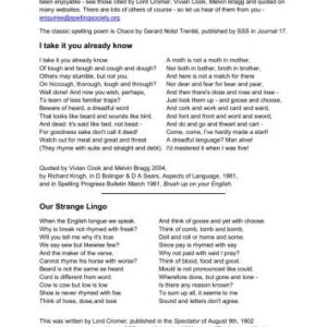 خرید و دانلود نسخه کامل کتاب Poems showing the absurd of spelling