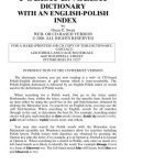 خرید و دانلود نسخه کامل کتاب Polish-English dictionary