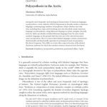 خرید و دانلود نسخه کامل کتاب Polysynthesis in the Arctic