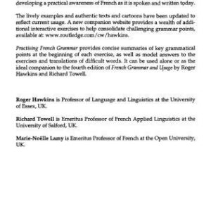 خرید و دانلود نسخه کامل کتاب Practising French Grammar: A Workbook