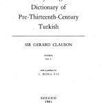 خرید و دانلود نسخه کامل کتاب Pre-thirteenth-century Turkish : Index