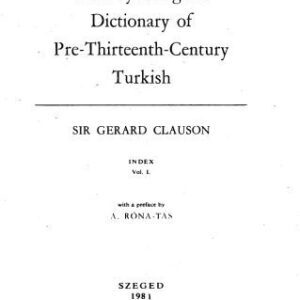 خرید و دانلود نسخه کامل کتاب Pre-thirteenth-century Turkish : Index