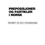 خرید و دانلود نسخه کامل کتاب Preposisjoner og partikler i norsk