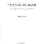 خرید و دانلود نسخه کامل کتاب Presenting in English: How to Give Successful Presentations